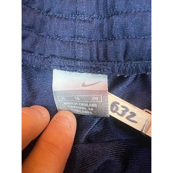 Vintage Nike Y2K Navy Blue Mens Sweatpants Joggers size‎ XL Gray Tag Jersey - Picture 4 of 8